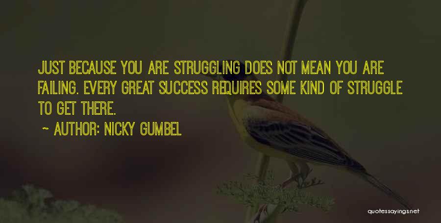 Failing Success Quotes By Nicky Gumbel