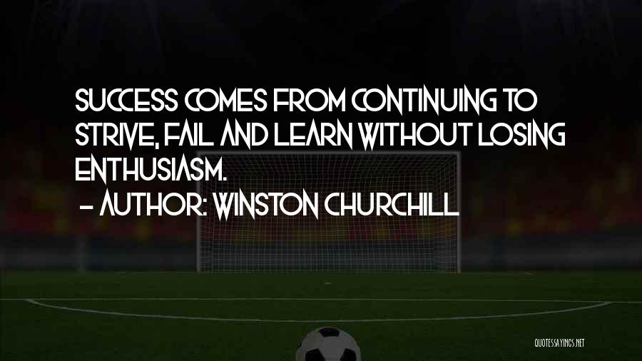 Failing Success Quotes By Winston Churchill