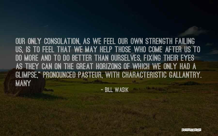 Failing To Help Quotes By Bill Wasik