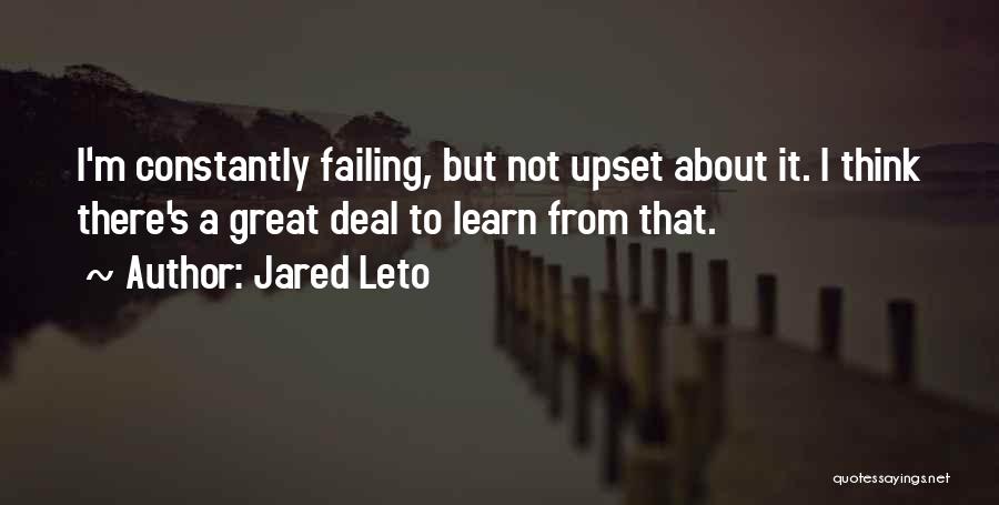 Failing To Learn Quotes By Jared Leto