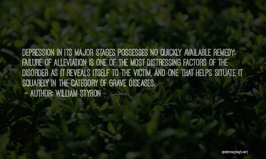 Failure And Depression Quotes By William Styron