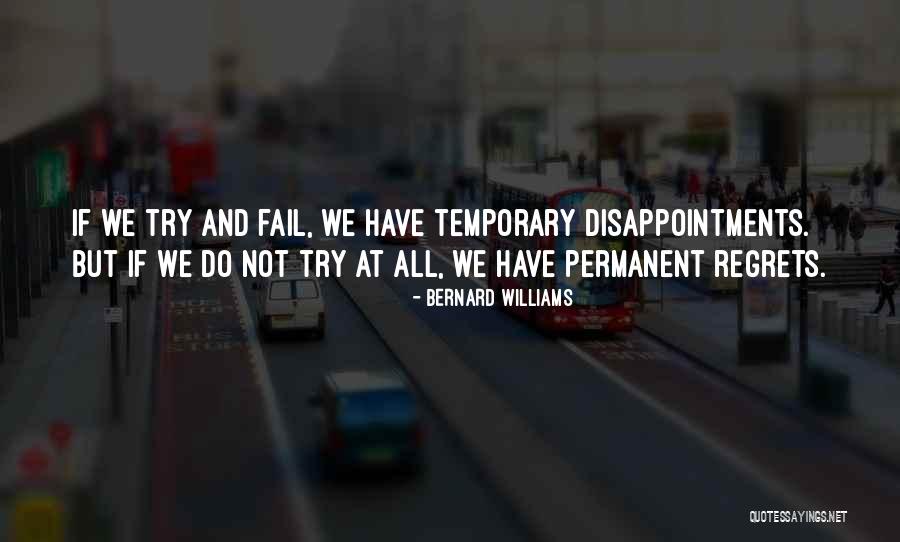 Failure And Disappointment Quotes By Bernard Williams