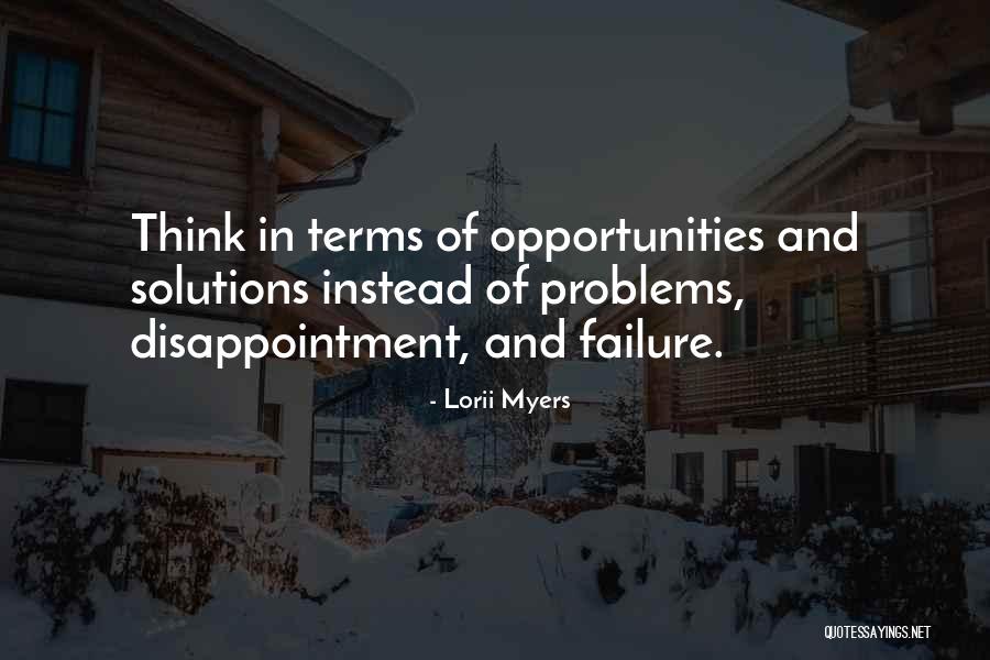 Failure And Disappointment Quotes By Lorii Myers