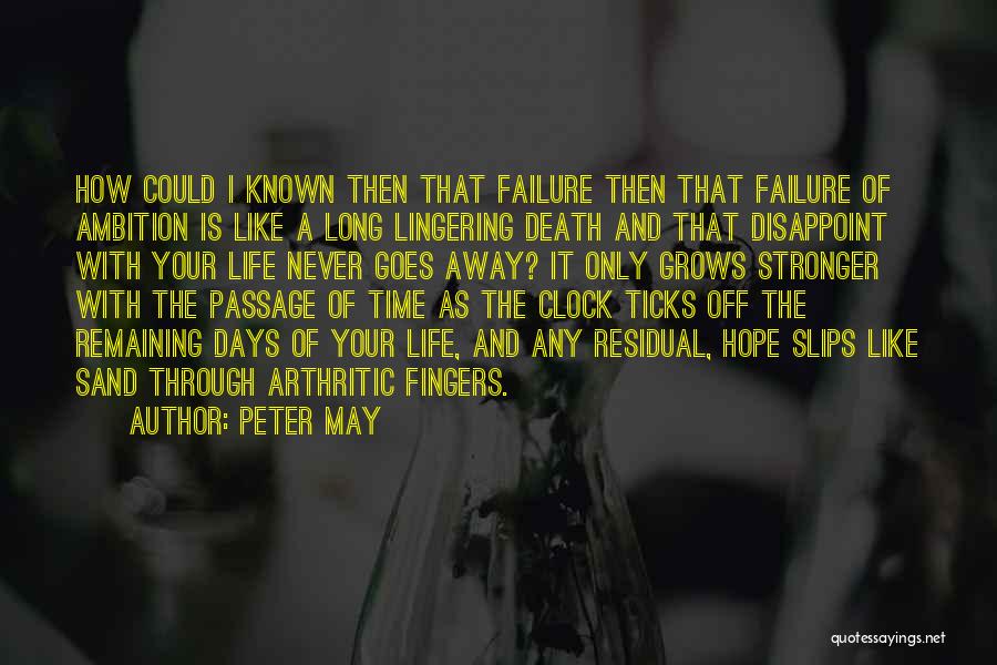 Failure And Disappointment Quotes By Peter May