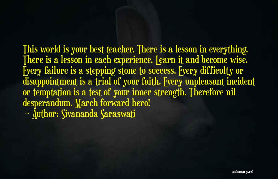 Failure And Disappointment Quotes By Sivananda Saraswati