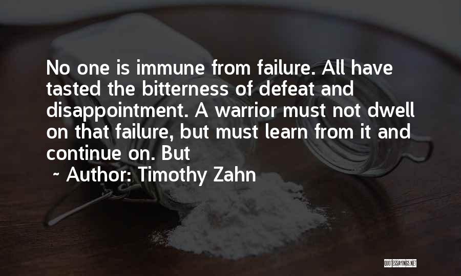 Failure And Disappointment Quotes By Timothy Zahn