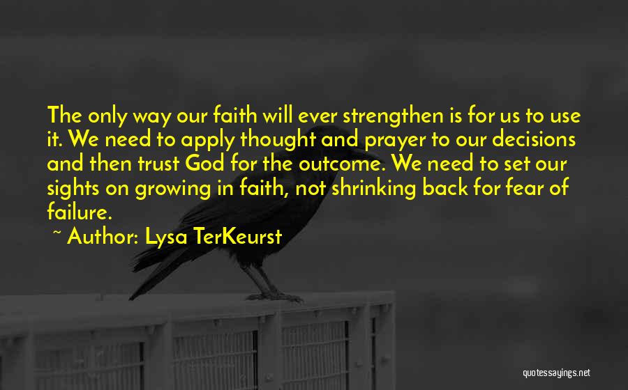 Failure And Fear Quotes By Lysa TerKeurst