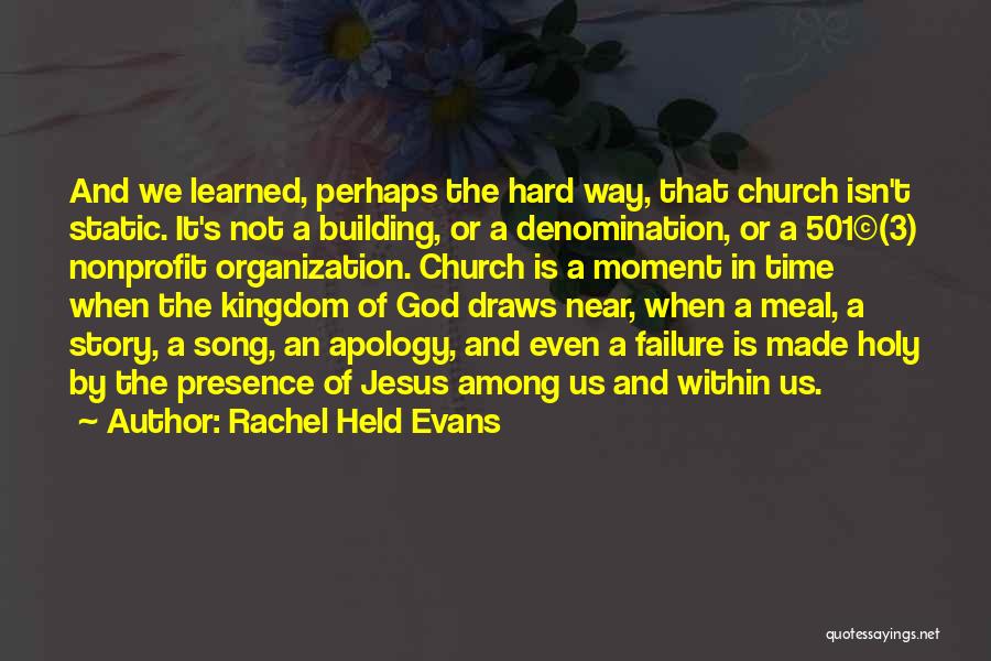 Failure And God Quotes By Rachel Held Evans