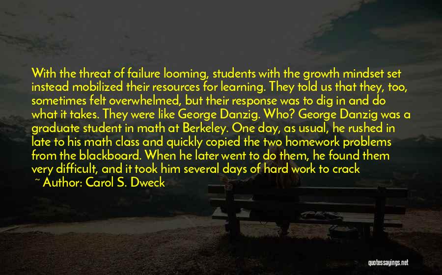 Failure And Growth Quotes By Carol S. Dweck