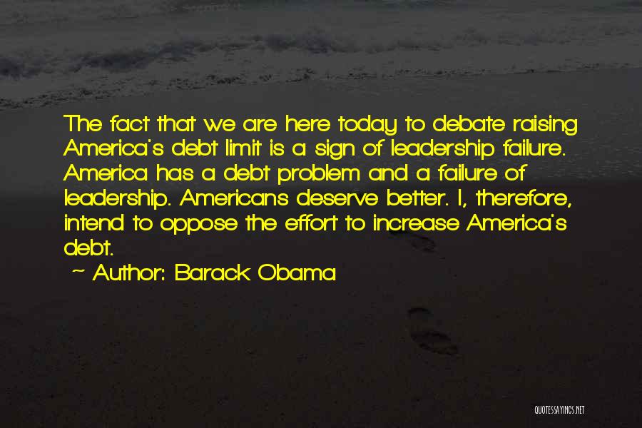 Failure And Leadership Quotes By Barack Obama