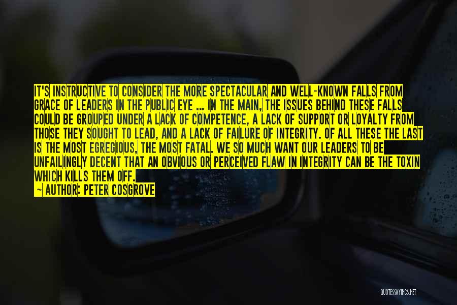 Failure And Leadership Quotes By Peter Cosgrove