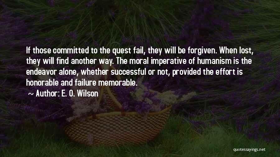 Failure And Quotes By E. O. Wilson