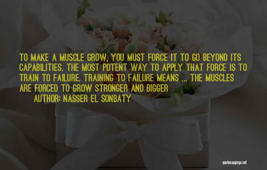 Failure And Strength Quotes By Nasser El Sonbaty