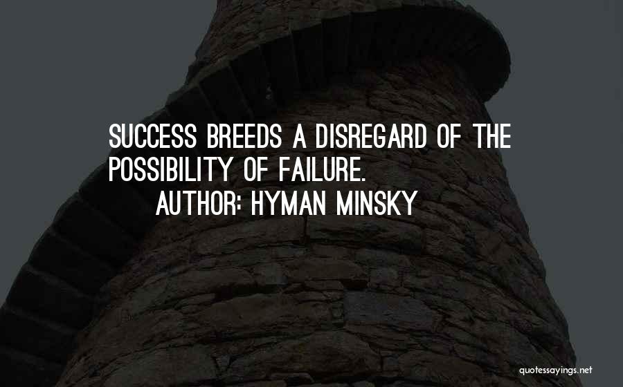 Failure Breeds Success Quotes By Hyman Minsky