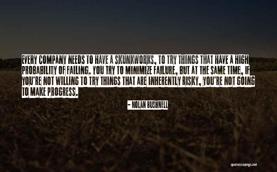 Failure Every Time Quotes By Nolan Bushnell Failure Every Time Quotes By Nolan Bushnell