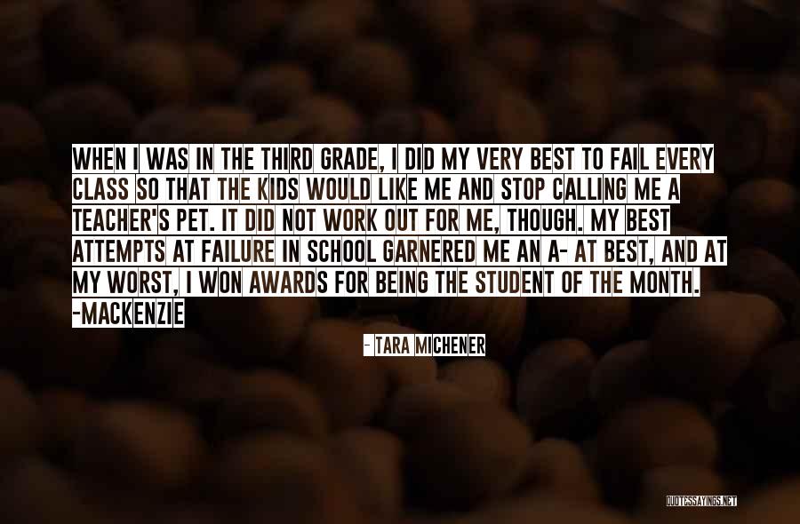 Failure From Books Quotes By Tara Michener