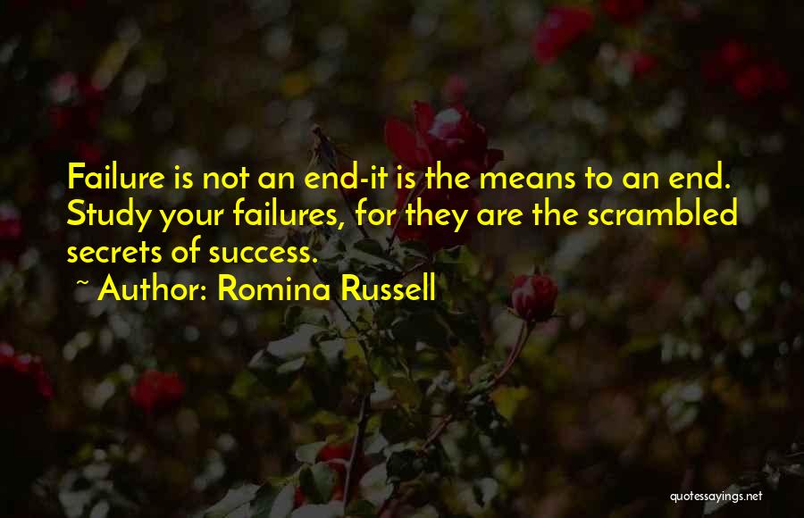 Failure Is Not The End Quotes By Romina Russell