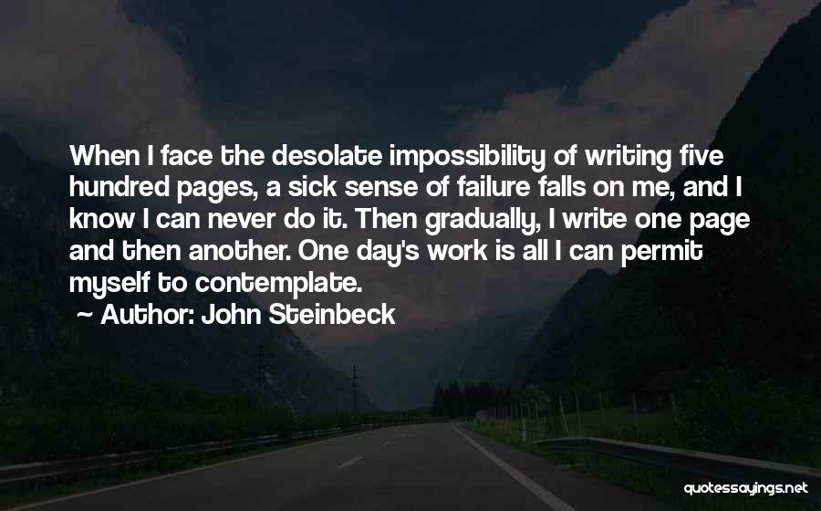 Failure Motivational Quotes By John Steinbeck