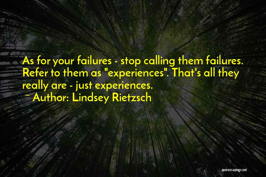 Failure Motivational Quotes By Lindsey Rietzsch