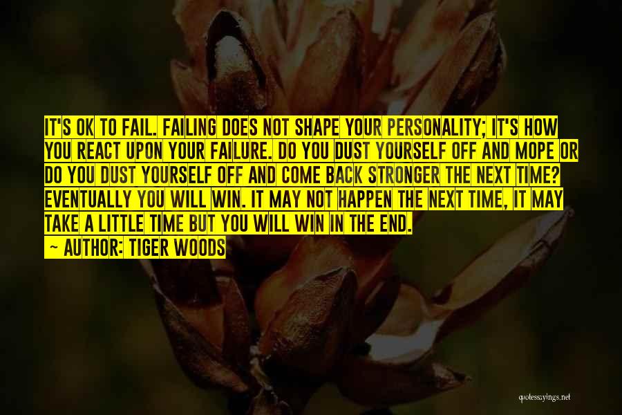 Failure Motivational Quotes By Tiger Woods