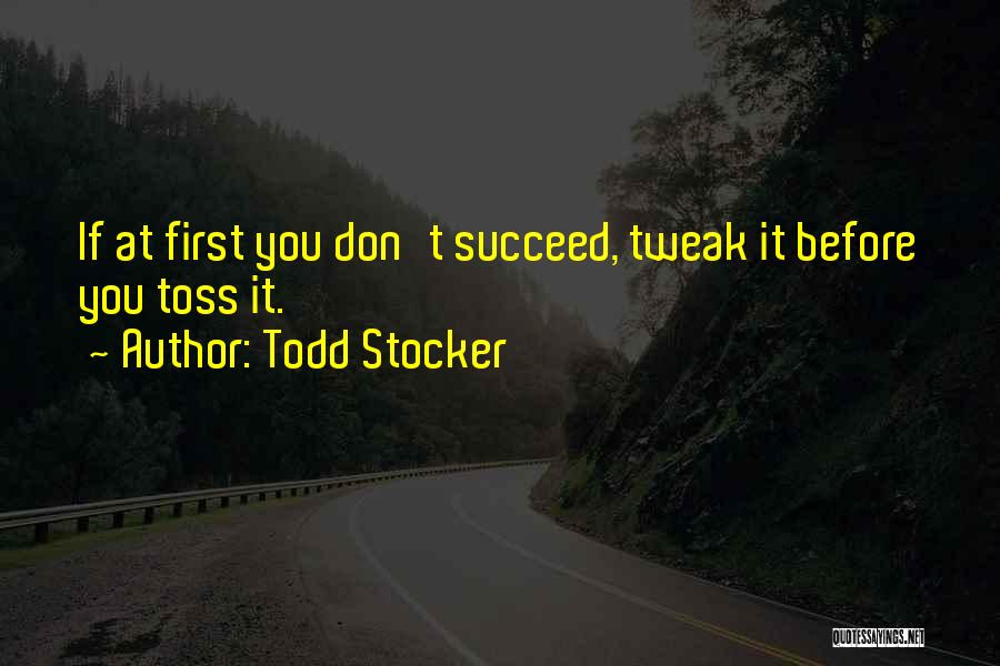 Failure Motivational Quotes By Todd Stocker