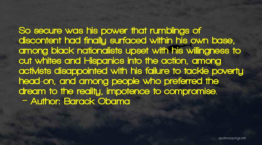 Failure Of Dream Quotes By Barack Obama