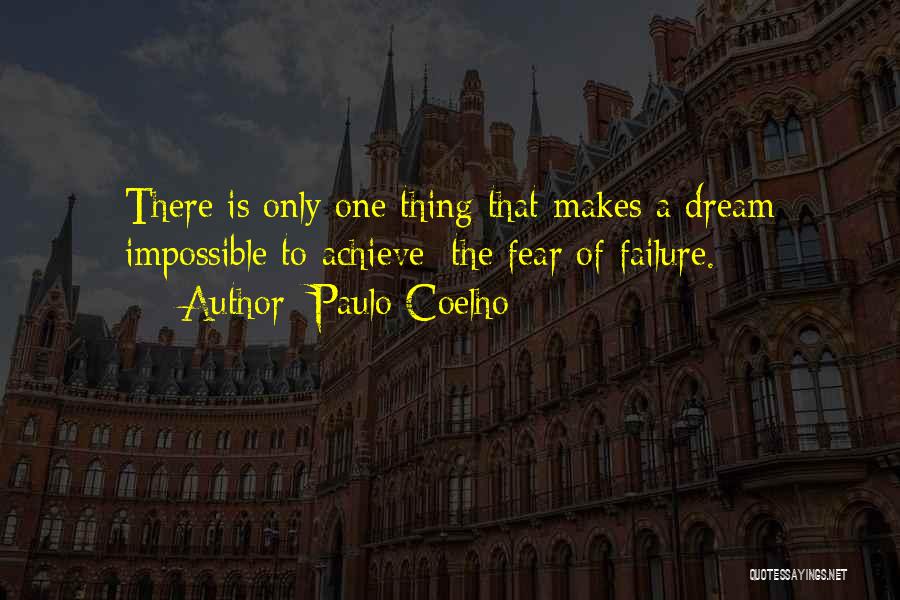 Failure Of Dream Quotes By Paulo Coelho