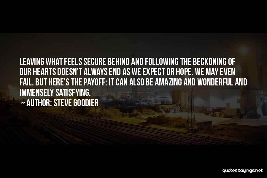 Failure Of Dream Quotes By Steve Goodier