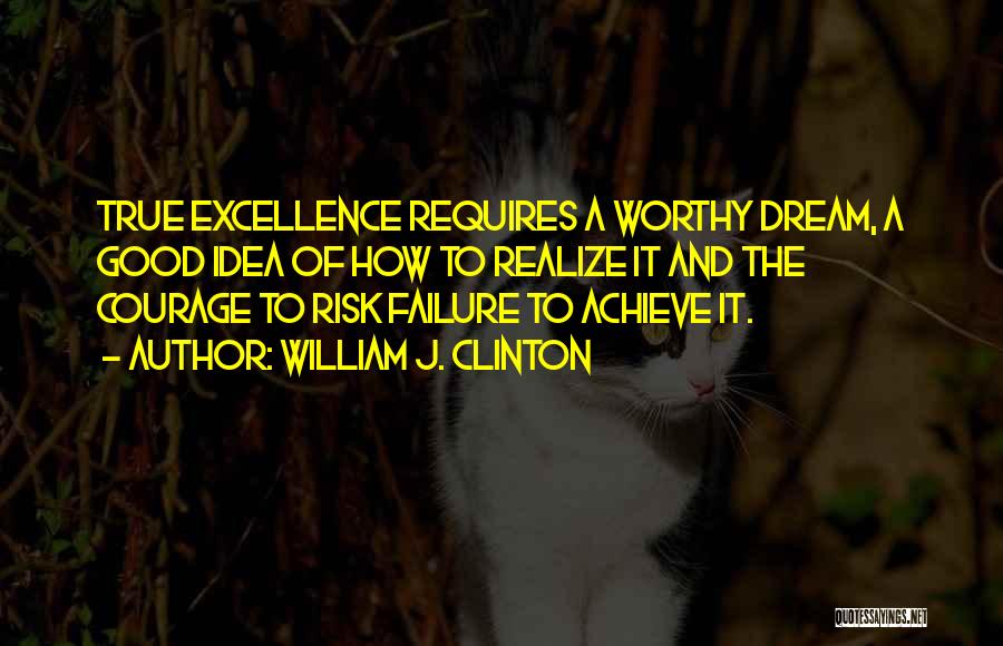 Failure Of Dream Quotes By William J. Clinton