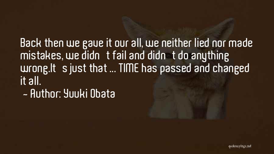 Failure Relationship Quotes By Yuuki Obata
