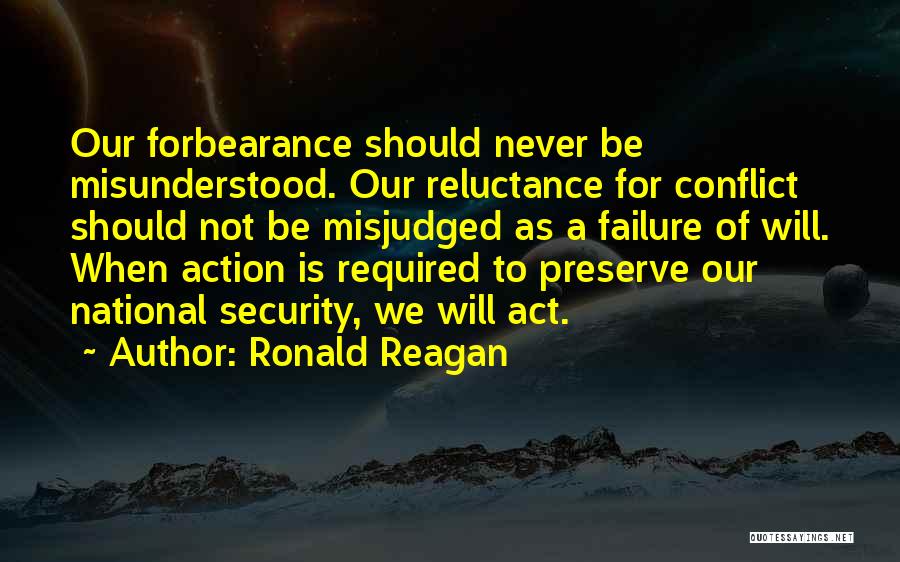 Failure To Act Quotes By Ronald Reagan