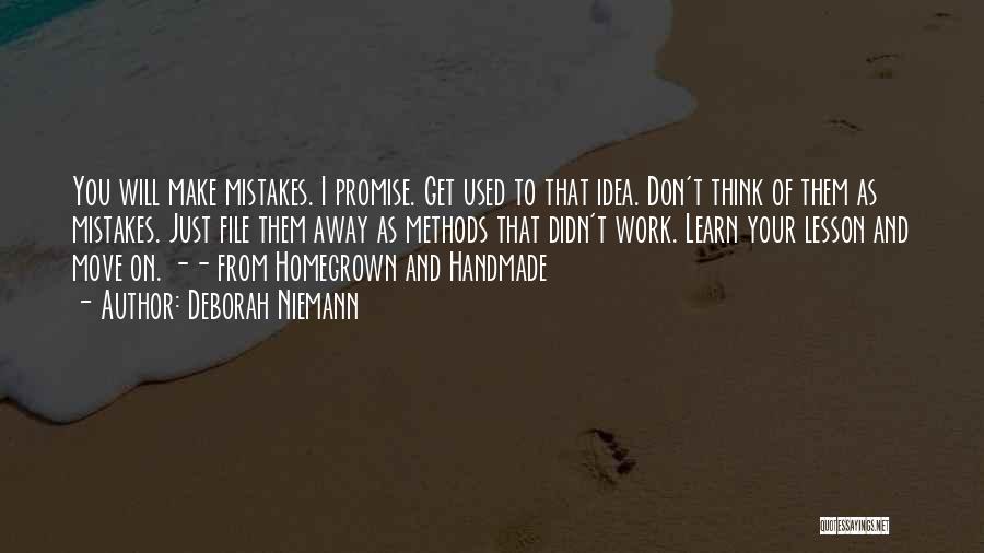 Failure To Learn From Mistakes Quotes By Deborah Niemann