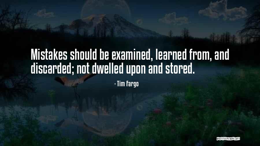 Failure To Learn From Mistakes Quotes By Tim Fargo