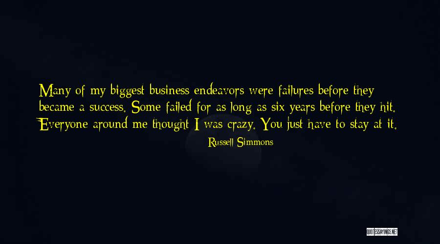 Failures Before Success Quotes By Russell Simmons Failures Before Success Quotes By Russell Simmons