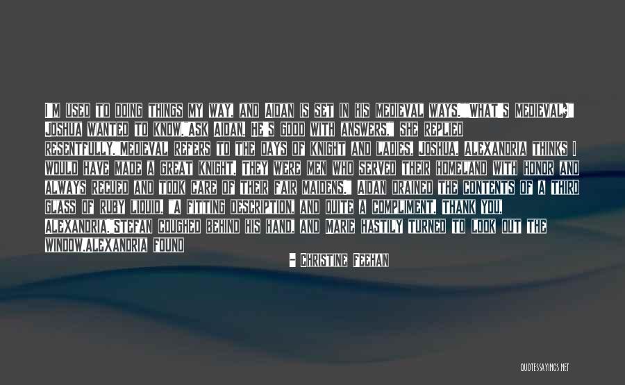 Fair Maidens Quotes By Christine Feehan Fair Maidens Quotes By Christine Feehan