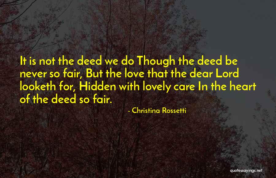 Fair N Lovely Quotes By Christina Rossetti