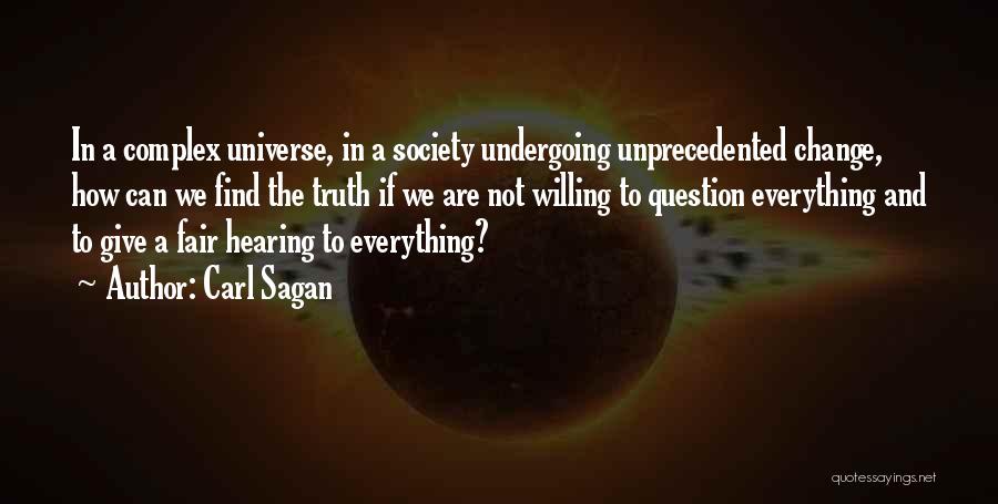 Fair Quotes By Carl Sagan