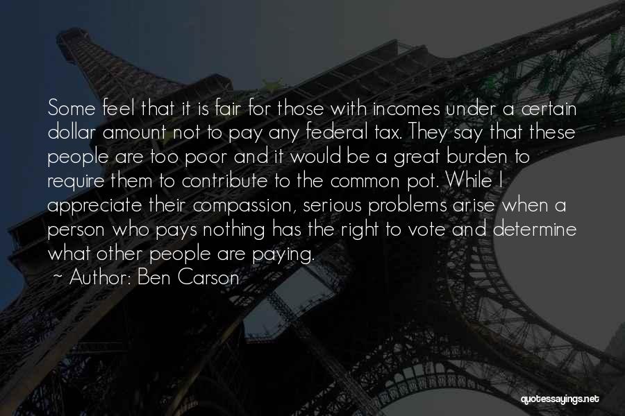 Fair Tax Quotes By Ben Carson