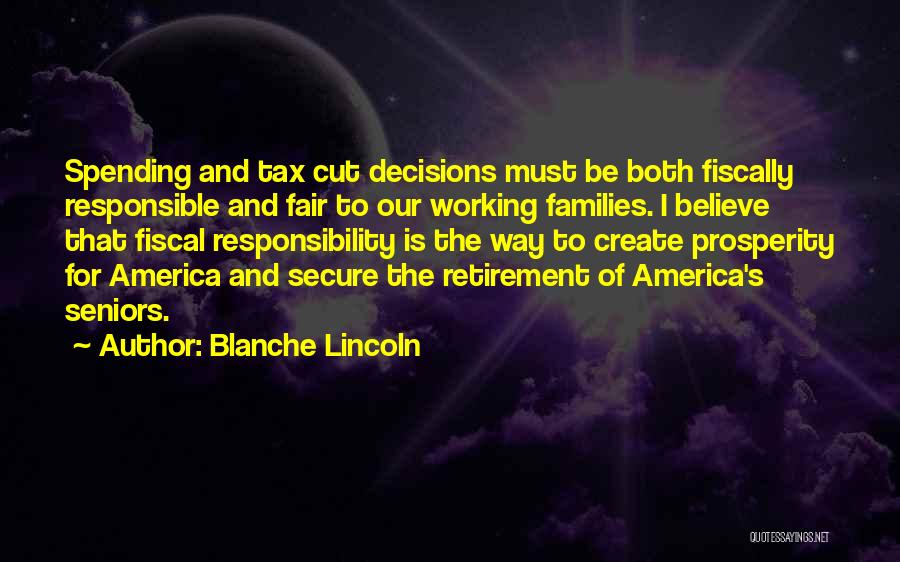 Fair Tax Quotes By Blanche Lincoln