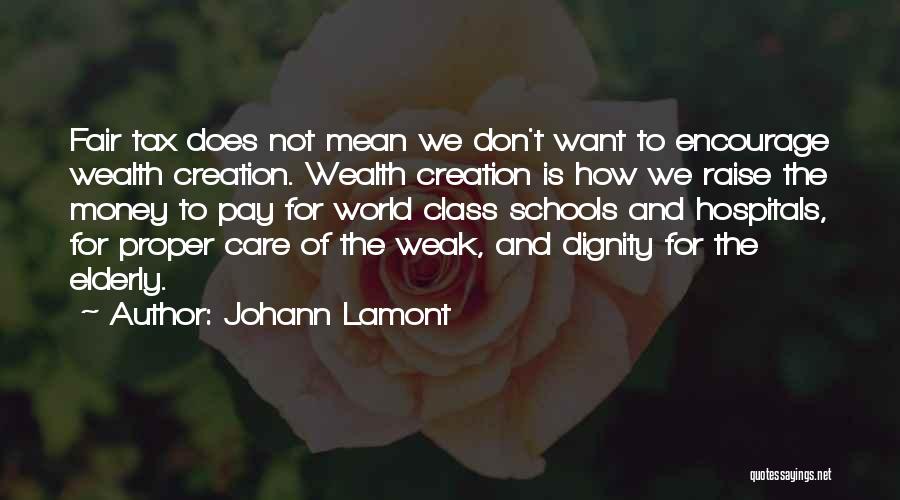 Fair Tax Quotes By Johann Lamont