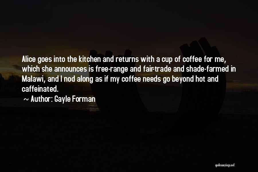 Fair Trade Quotes By Gayle Forman