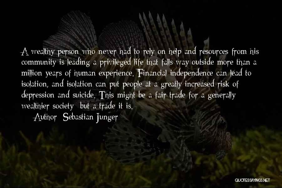 Fair Trade Quotes By Sebastian Junger