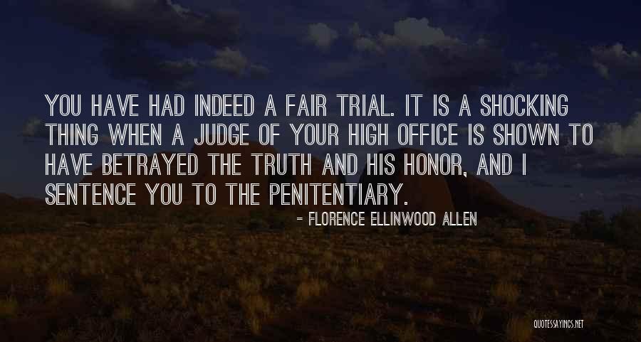 Fair Trial Quotes By Florence Ellinwood Allen Fair Trial Quotes By Florence Ellinwood Allen