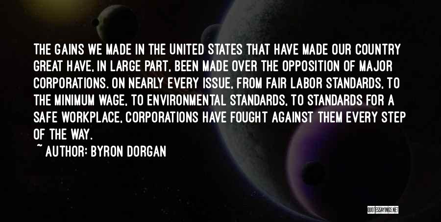 Fair Wage Quotes By Byron Dorgan