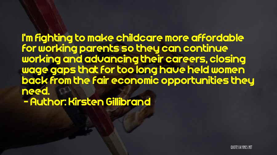 Fair Wage Quotes By Kirsten Gillibrand