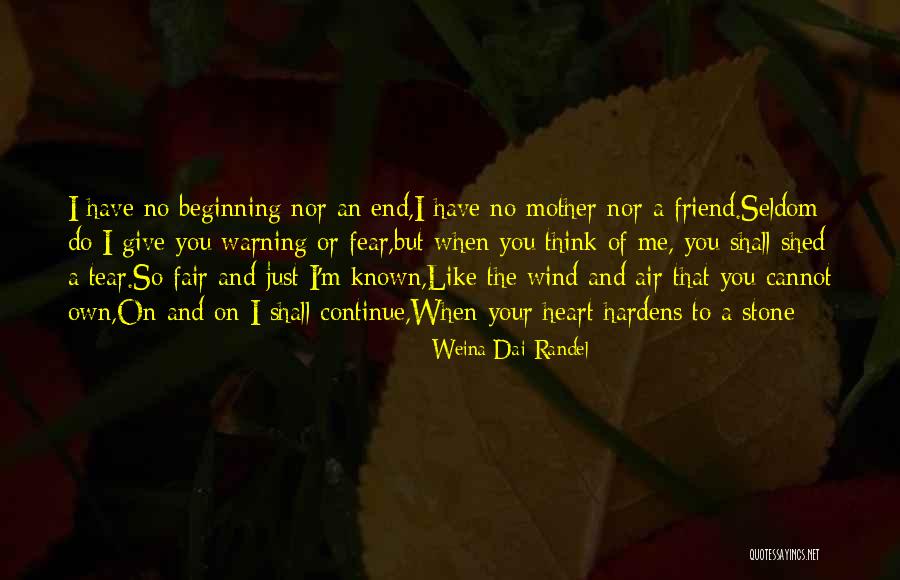 Fair Warning Quotes By Weina Dai Randel Fair Warning Quotes By Weina Dai Randel
