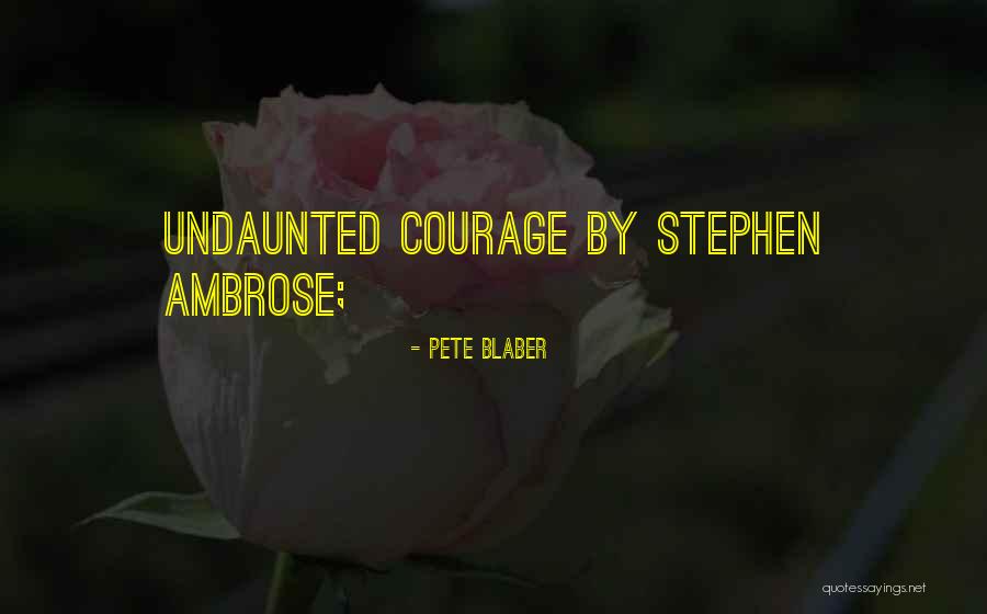 Fairholme Foundation Quotes By Pete Blaber Fairholme Foundation Quotes By Pete Blaber