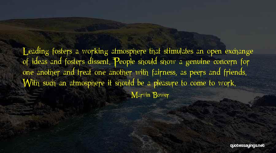 Fairness At Work Quotes By Marvin Bower