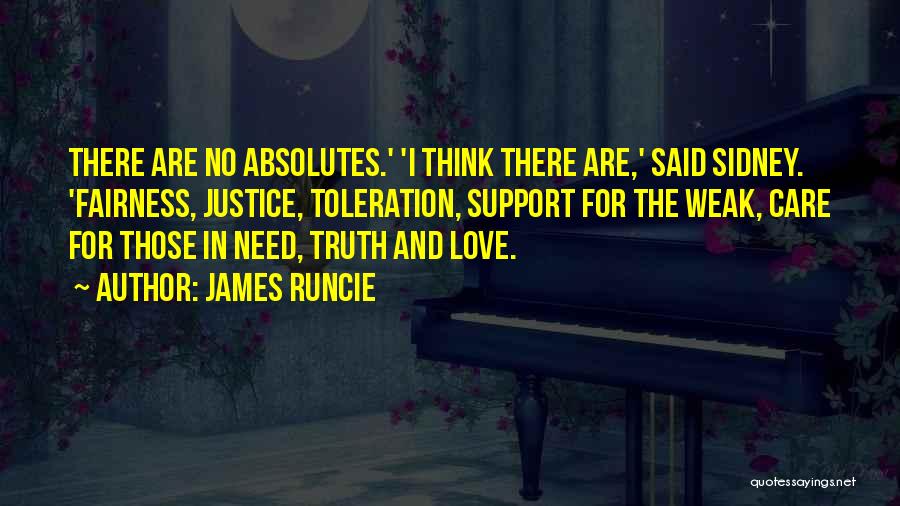 Fairness In Love Quotes By James Runcie