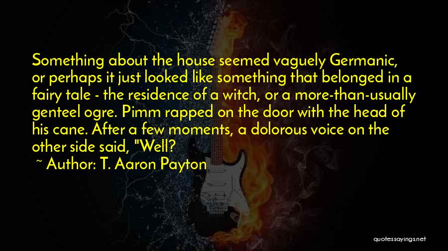 Fairy House Quotes By T. Aaron Payton